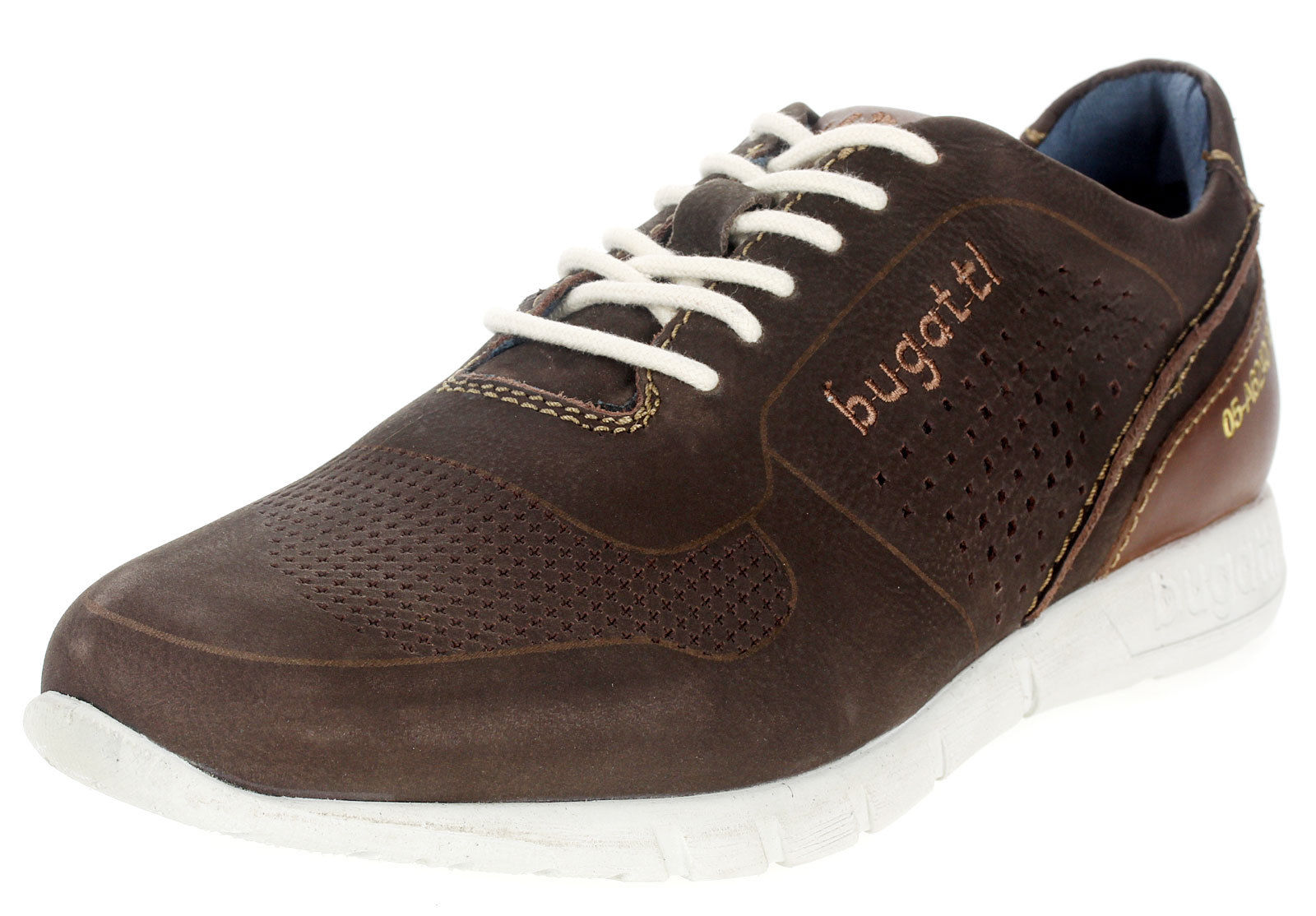 Details zu Bugatti Sneaker Herren Leder Schnürschuhe Halbschuhe Freizeitschuhe K1901 Braun Details zu Bugatti Sneaker Herren Leder Schnürschuhe Halbschuhe Freizeitschuhe K1901 Braun